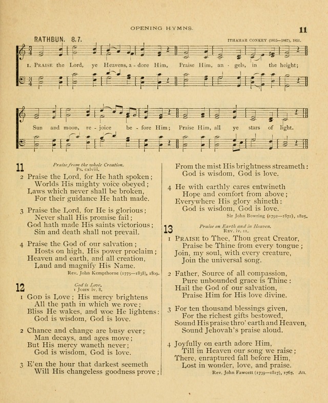 Carmina Sanctorum, a selection of hymns and songs of praise with tunes page 12