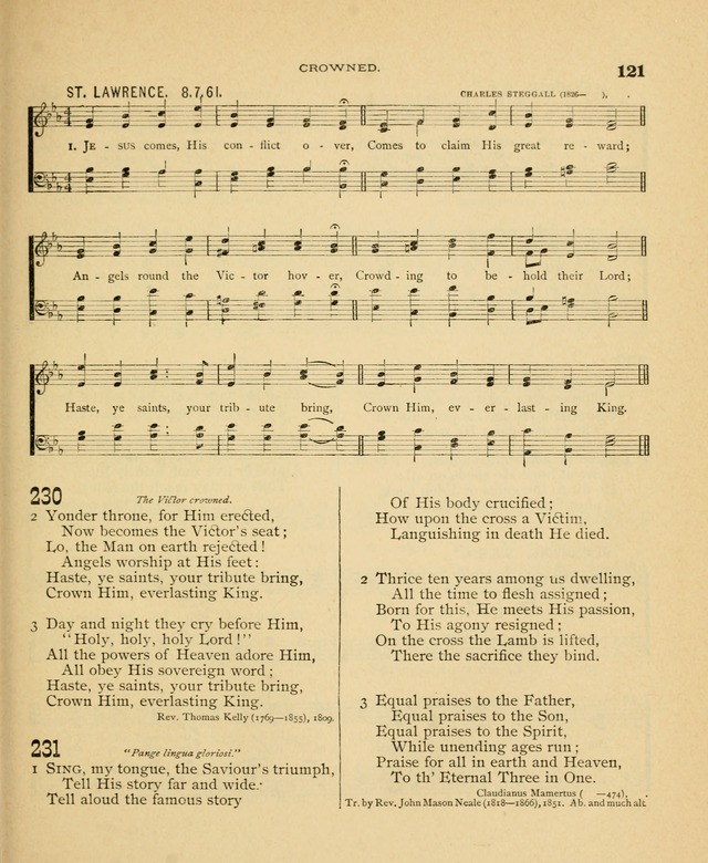 Carmina Sanctorum, a selection of hymns and songs of praise with tunes page 122