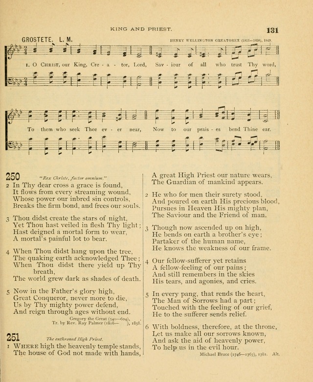 Carmina Sanctorum, a selection of hymns and songs of praise with tunes page 132
