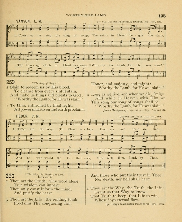 Carmina Sanctorum, a selection of hymns and songs of praise with tunes page 136