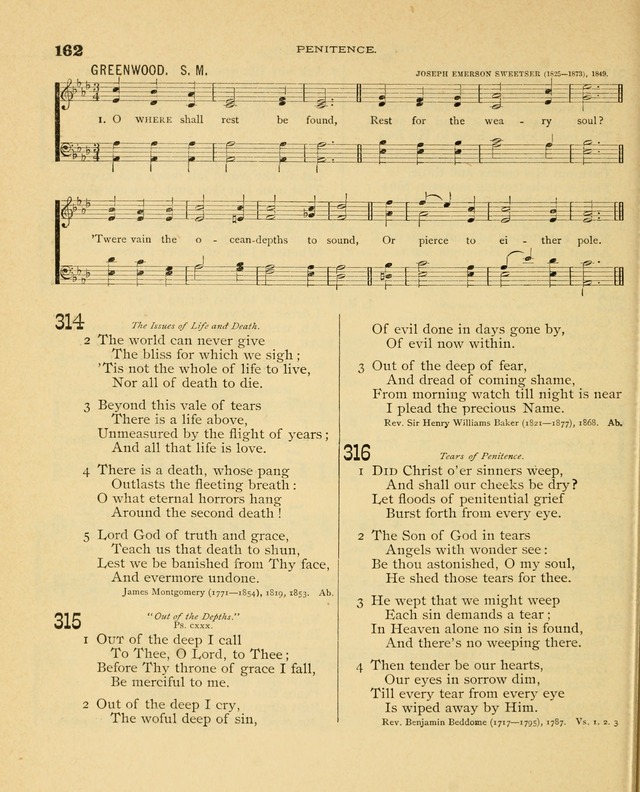 Carmina Sanctorum, a selection of hymns and songs of praise with tunes page 163