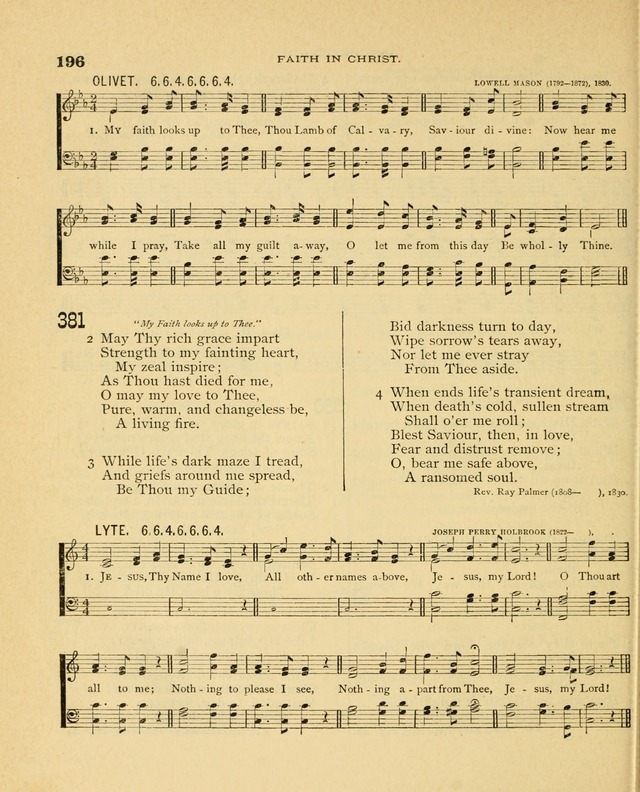 Carmina Sanctorum, a selection of hymns and songs of praise with tunes page 197
