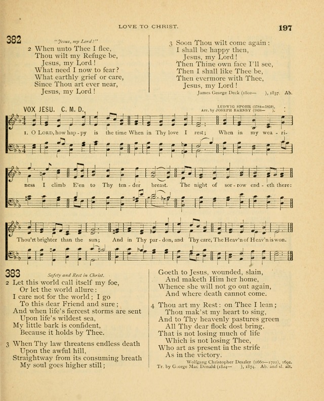 Carmina Sanctorum, a selection of hymns and songs of praise with tunes page 198