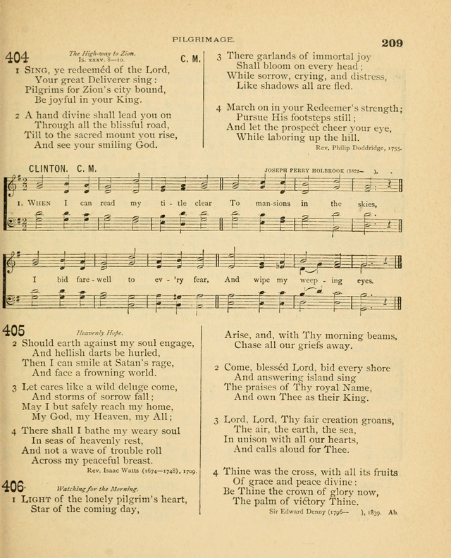 Carmina Sanctorum, a selection of hymns and songs of praise with tunes page 210