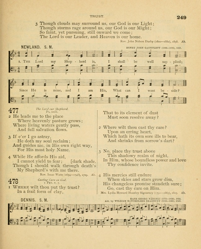 Carmina Sanctorum, a selection of hymns and songs of praise with tunes page 250