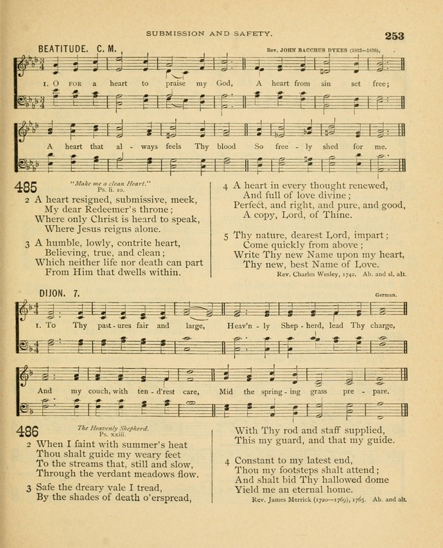 Carmina Sanctorum, a selection of hymns and songs of praise with tunes page 254