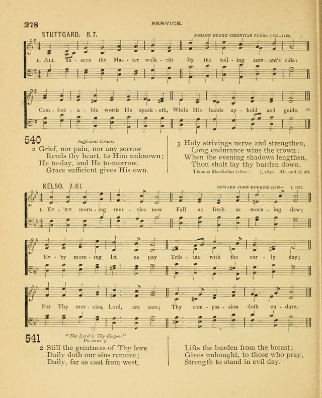 Carmina Sanctorum, a selection of hymns and songs of praise with tunes page 279