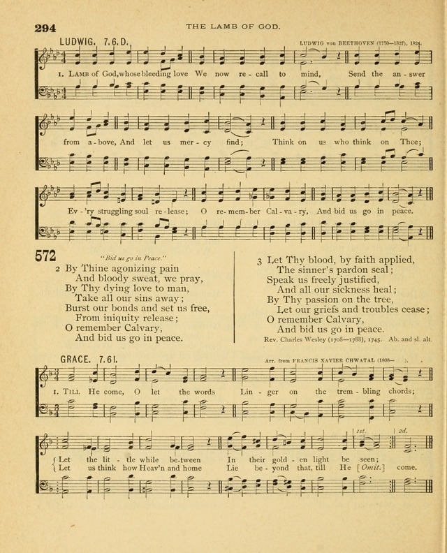 Carmina Sanctorum, a selection of hymns and songs of praise with tunes page 295
