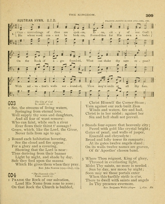 Carmina Sanctorum, a selection of hymns and songs of praise with tunes page 310