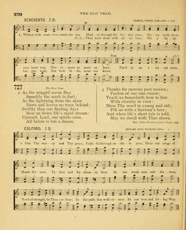Carmina Sanctorum, a selection of hymns and songs of praise with tunes page 371