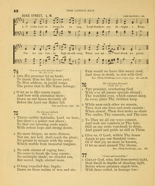 Carmina Sanctorum, a selection of hymns and songs of praise with tunes page 43