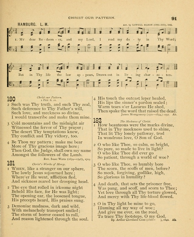 Carmina Sanctorum, a selection of hymns and songs of praise with tunes page 92