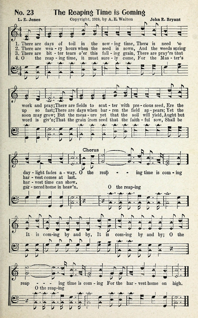 Calvary Songs: A Choice Collection of Gospel Songs, both Old and New page 24