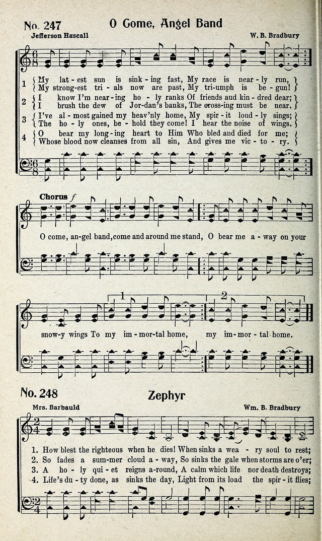Calvary Songs: A Choice Collection of Gospel Songs, both Old and New page 247