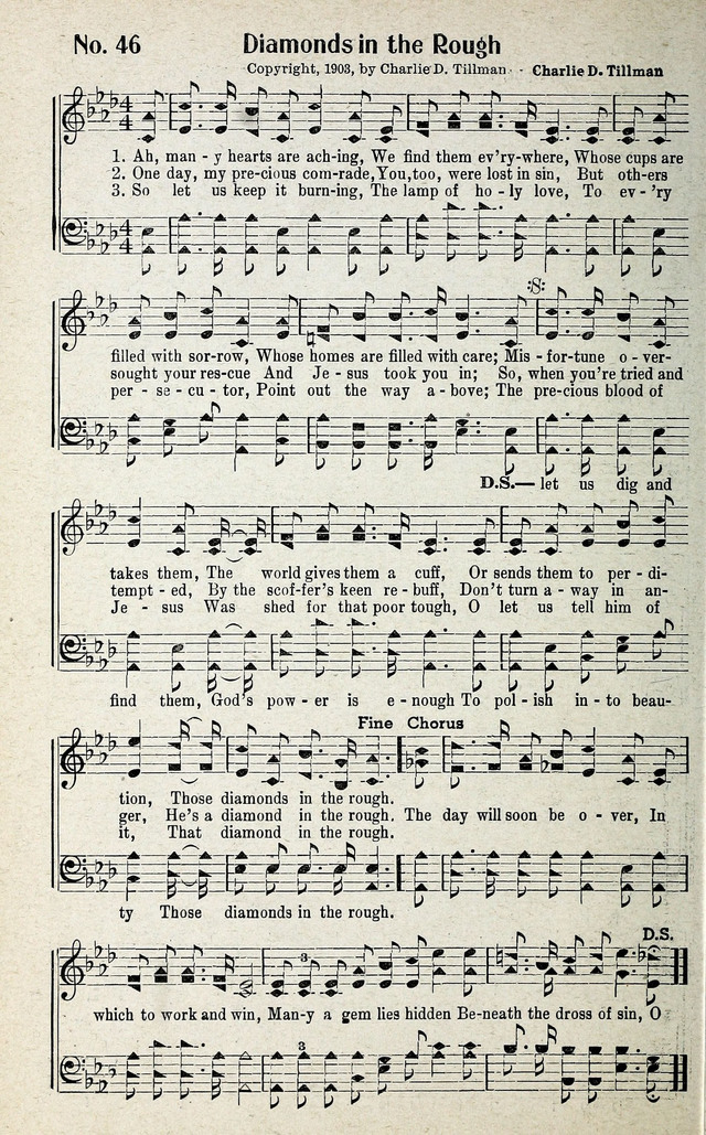 Calvary Songs: A Choice Collection of Gospel Songs, both Old and New page 47
