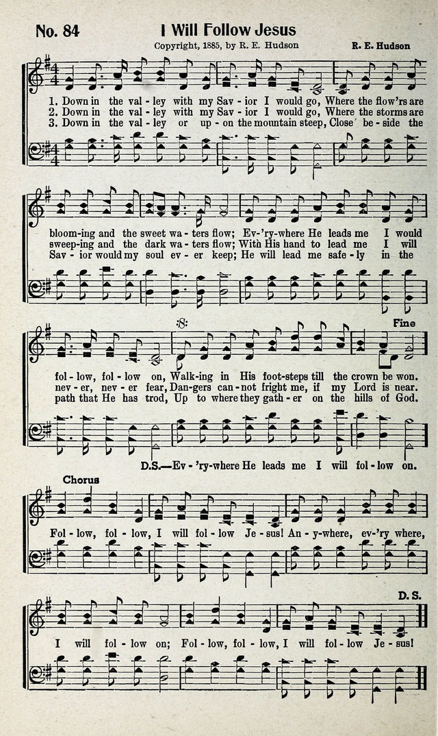 Calvary Songs: A Choice Collection of Gospel Songs, both Old and New page 85