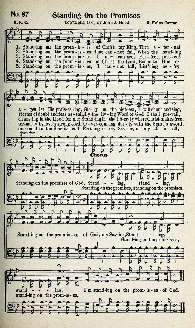 Calvary Songs: A Choice Collection of Gospel Songs, both Old and New page 88