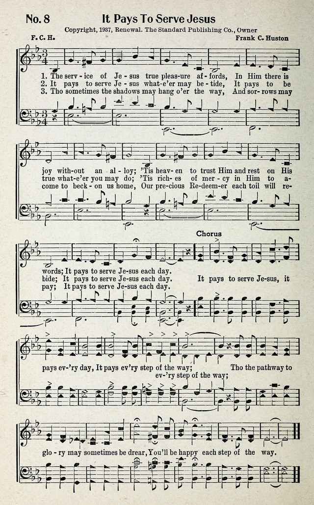 Calvary Songs: A Choice Collection of Gospel Songs, both Old and New page 9
