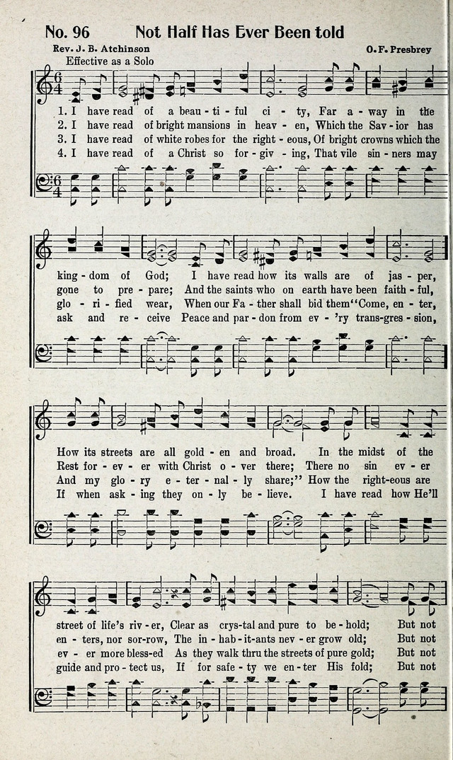 Calvary Songs: A Choice Collection of Gospel Songs, both Old and New page 97