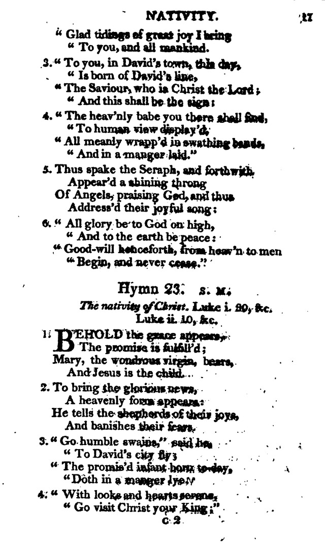 A Choice Selection of Evangelical Hymns, from various authors: for the use of the English Evangelical Lutheran Church in New York page 17