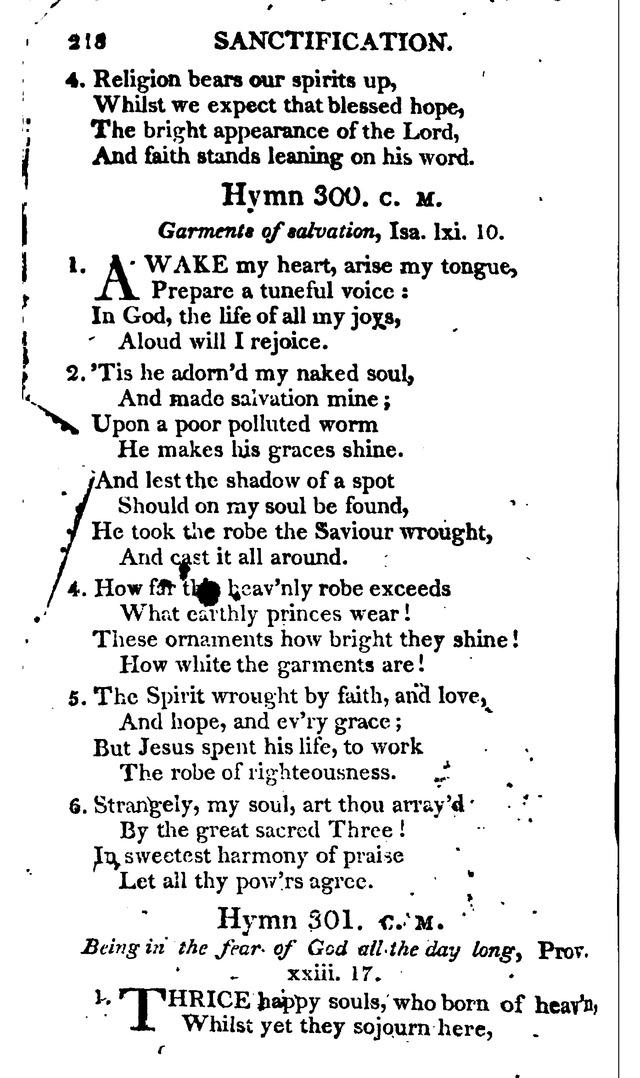 A Choice Selection of Evangelical Hymns, from various authors: for the use of the English Evangelical Lutheran Church in New York page 218