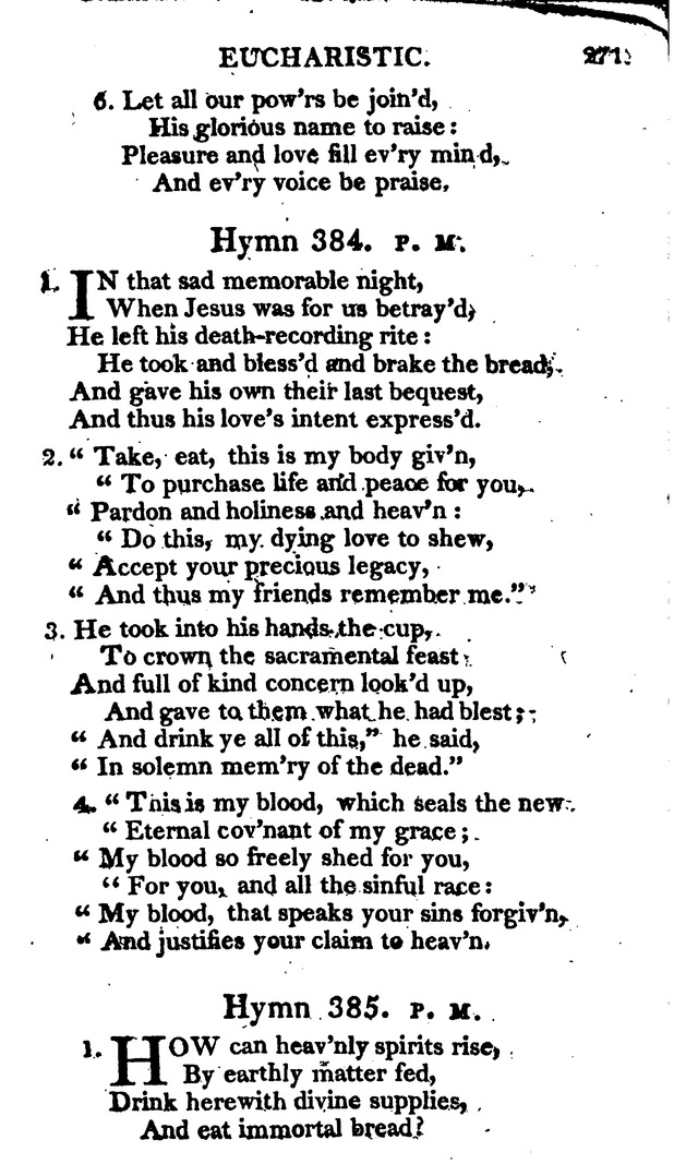 A Choice Selection of Evangelical Hymns, from various authors: for the use of the English Evangelical Lutheran Church in New York page 269