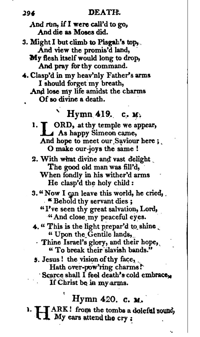A Choice Selection of Evangelical Hymns, from various authors: for the use of the English Evangelical Lutheran Church in New York page 292