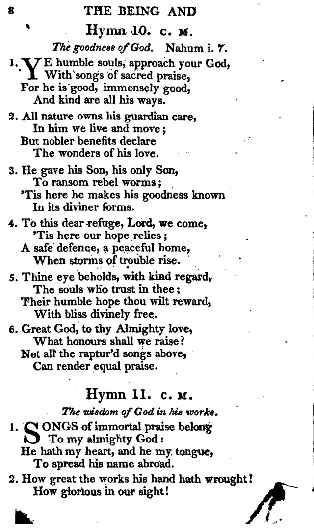 A Choice Selection of Evangelical Hymns, from various authors: for the use of the English Evangelical Lutheran Church in New York page 8
