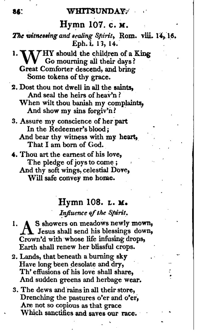 A Choice Selection of Evangelical Hymns, from various authors: for the use of the English Evangelical Lutheran Church in New York page 86