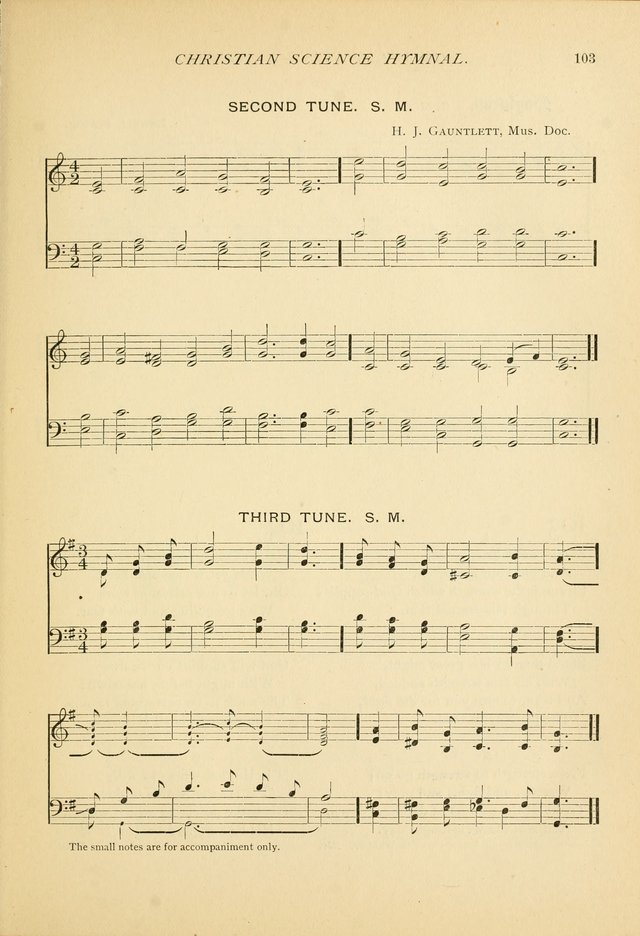 Christian Science Hymnal: a selection of spiritual songs page 103