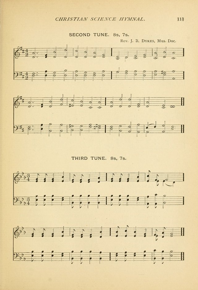 Christian Science Hymnal: a selection of spiritual songs page 113