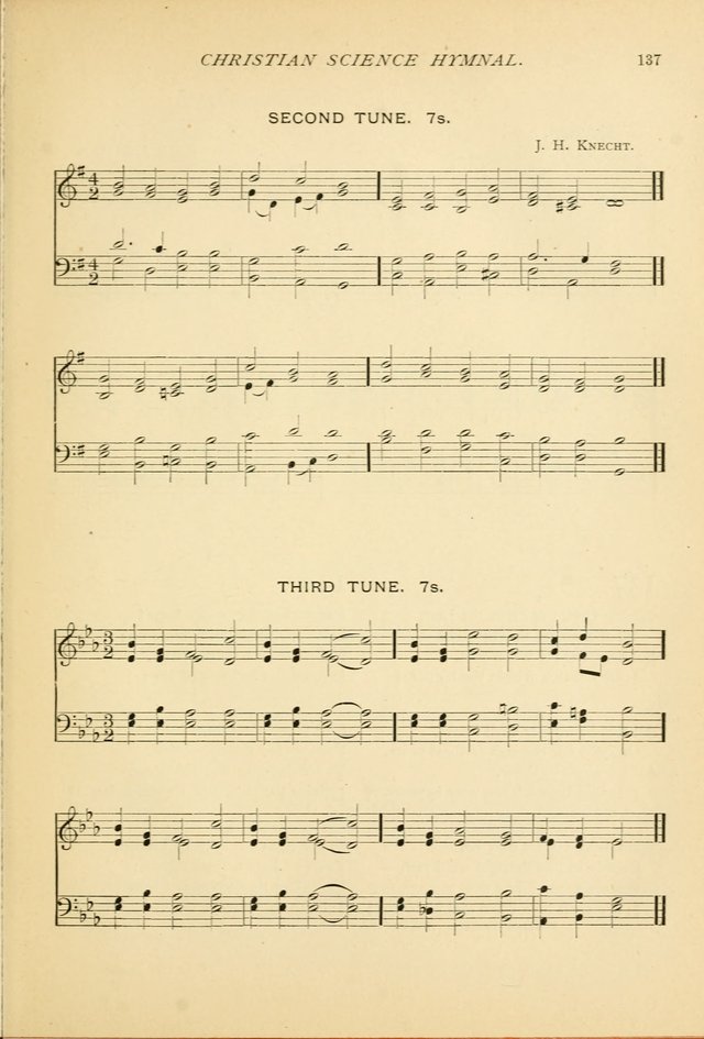 Christian Science Hymnal: a selection of spiritual songs page 137