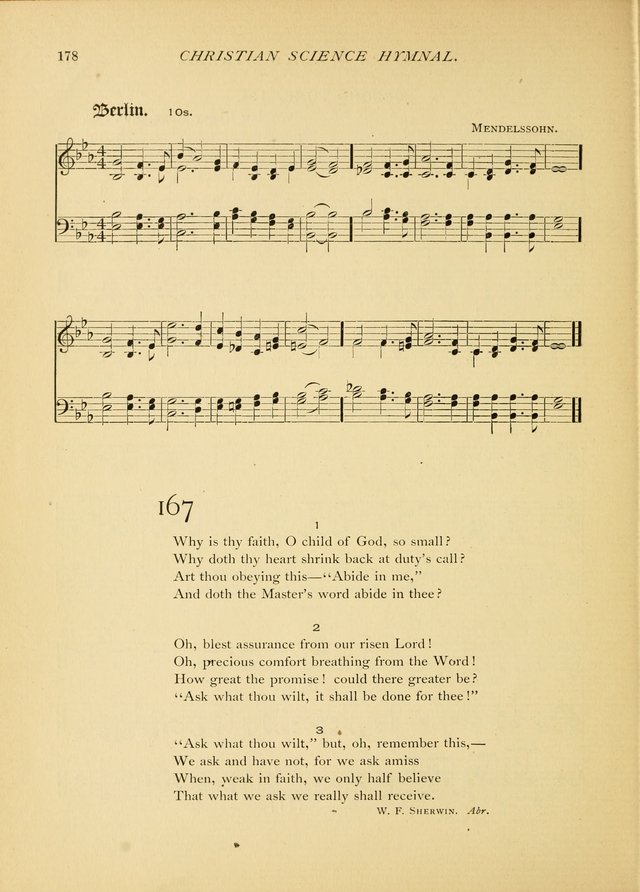 Christian Science Hymnal: a selection of spiritual songs page 178