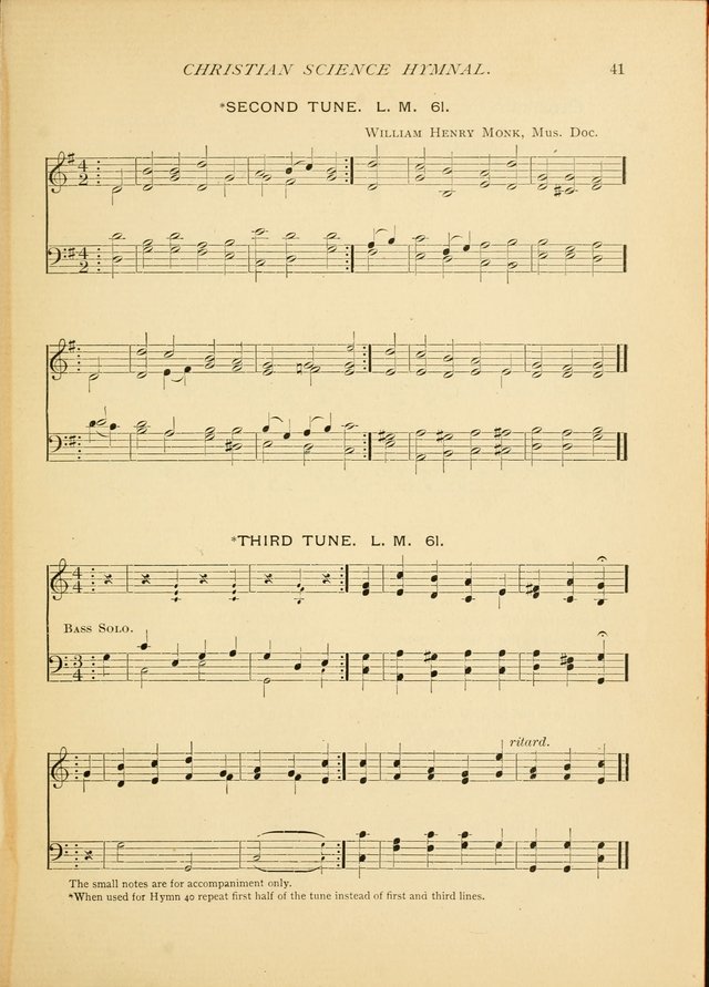 Christian Science Hymnal: a selection of spiritual songs page 41