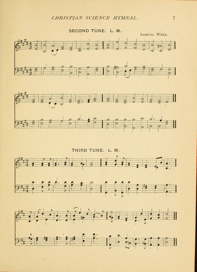 Christian Science Hymnal: a selection of spiritual songs page 7