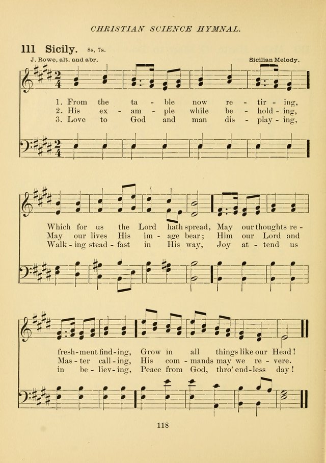 Christian Science Hymnal: a selection of spiritual songs page 127