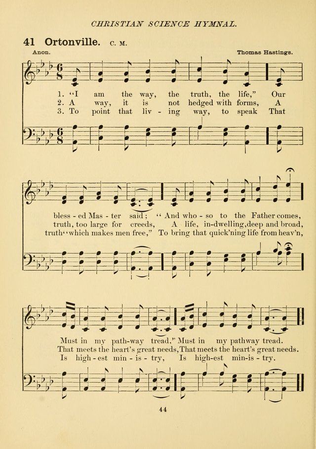 Christian Science Hymnal: a selection of spiritual songs page 53
