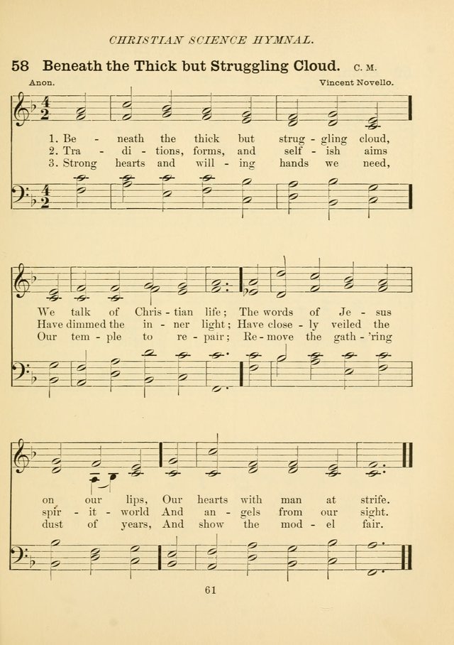 Christian Science Hymnal: a selection of spiritual songs page 70