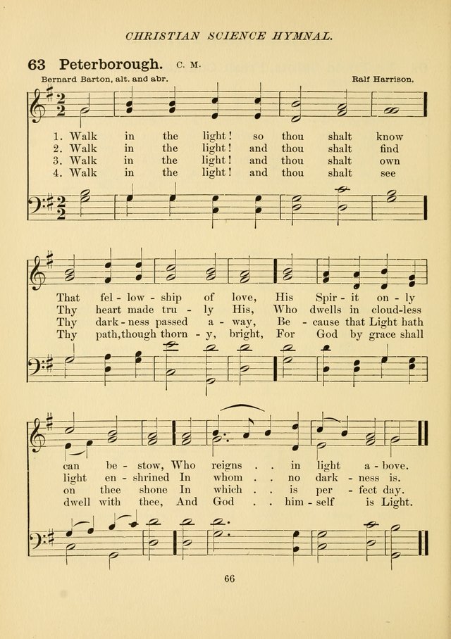 Christian Science Hymnal: a selection of spiritual songs page 75