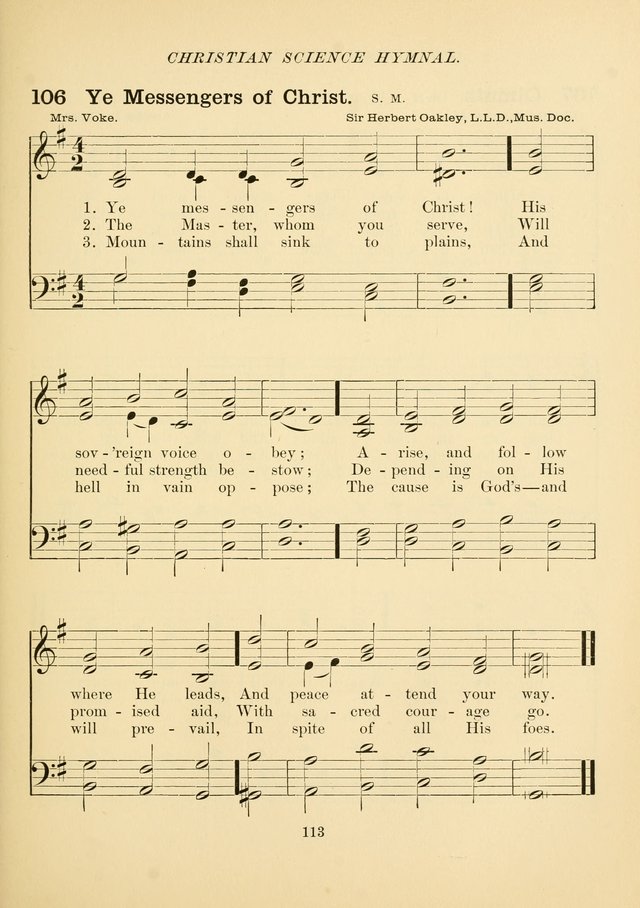 Christian Science Hymnal page 122
