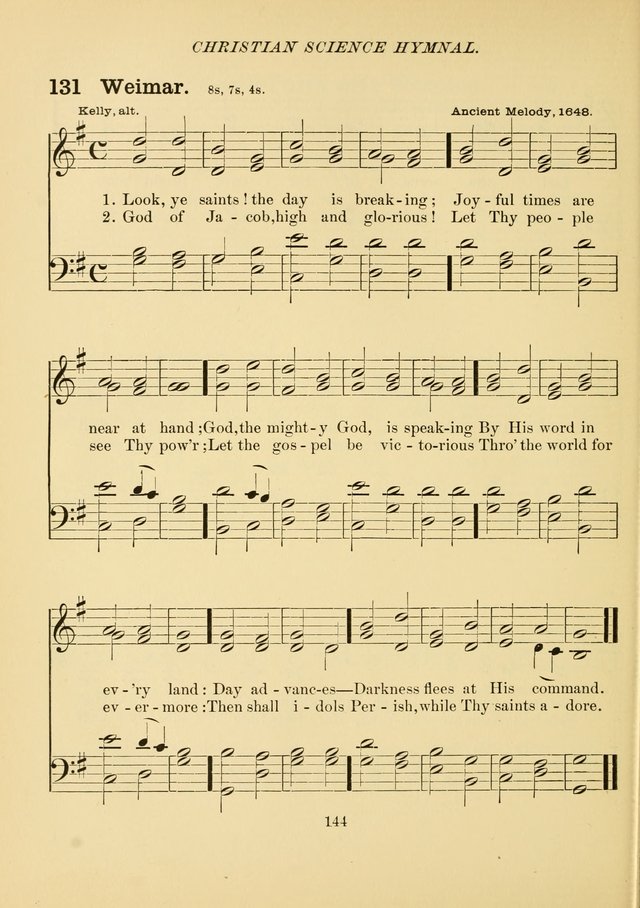 Christian Science Hymnal page 153