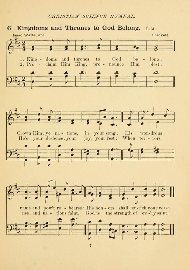 Christian Science Hymnal page 16