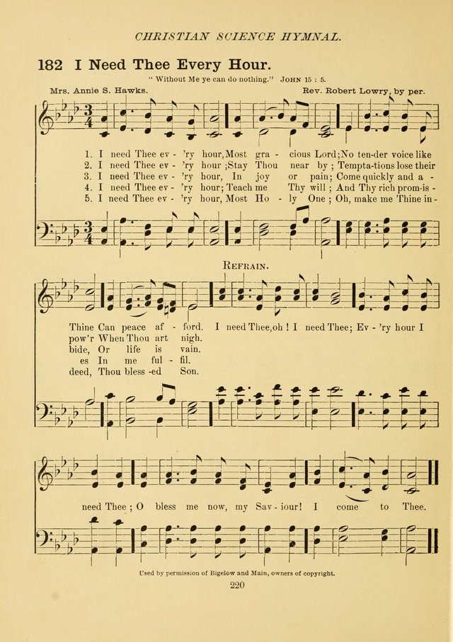Christian Science Hymnal page 229