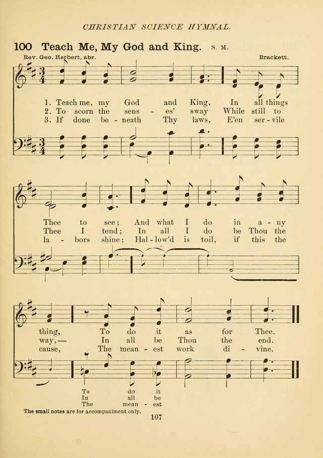 Christian Science Hymnal page 116