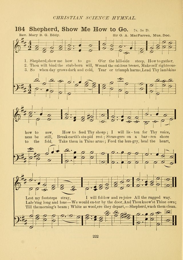 Christian Science Hymnal page 231
