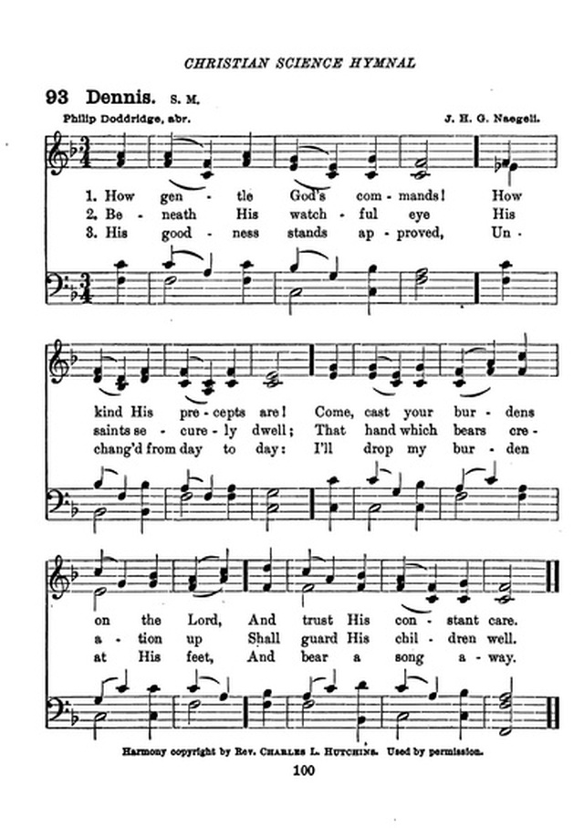 Christian Science Hymnal page 100