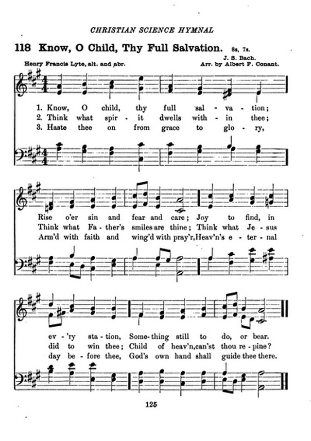 Christian Science Hymnal page 125