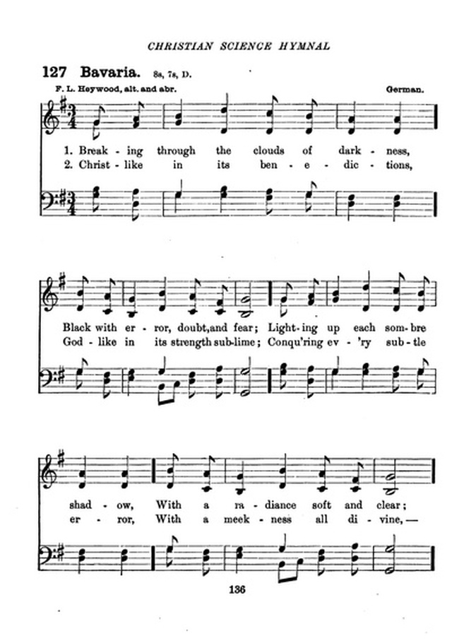 Christian Science Hymnal page 136