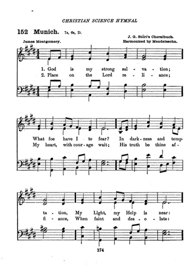 Christian Science Hymnal page 174