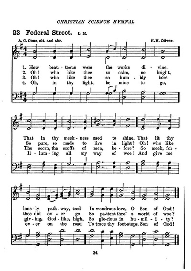 Christian Science Hymnal page 24
